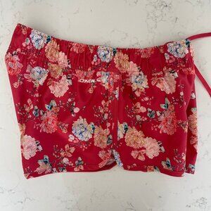 O'Neill Hyperfreak Floral Print Pull On Poly Blend Board Shorts Multi Color Sz M